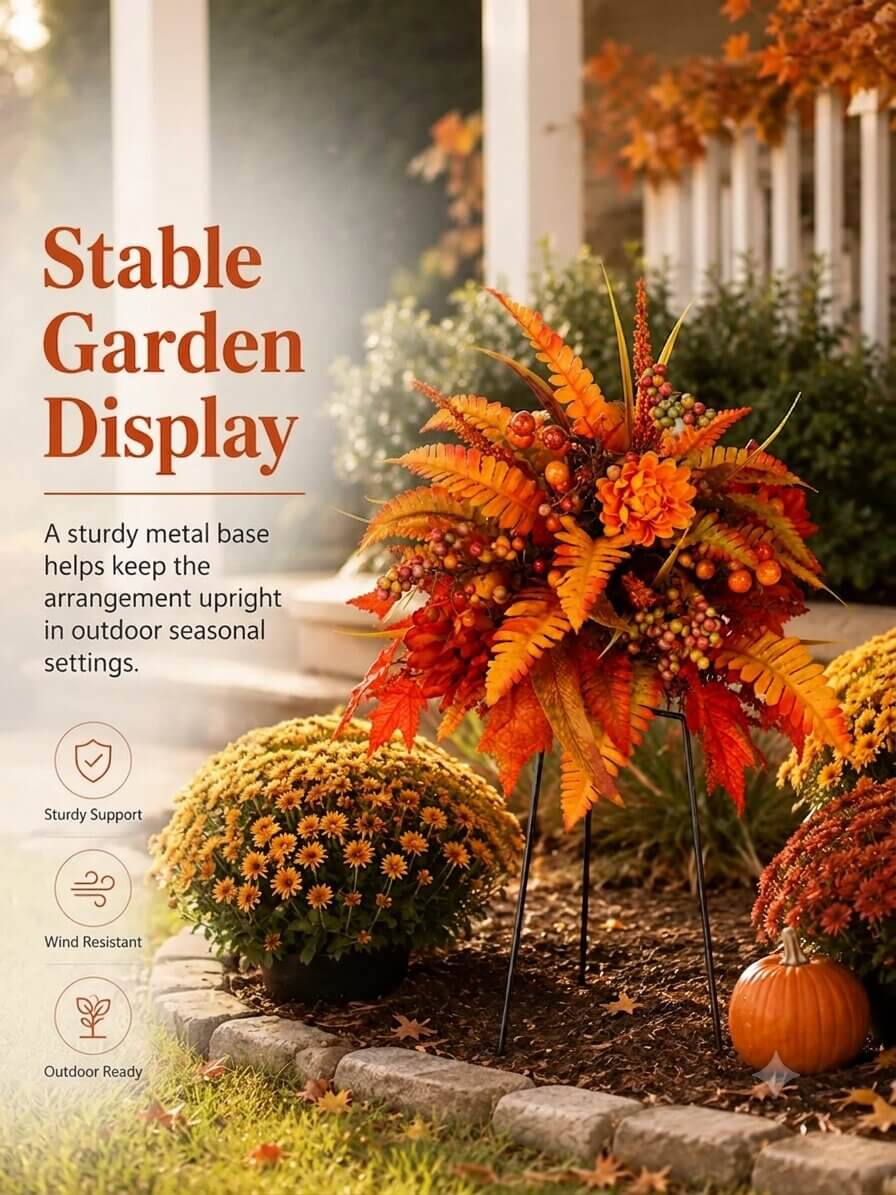 The Vermont Fall Harvest Floral Bush