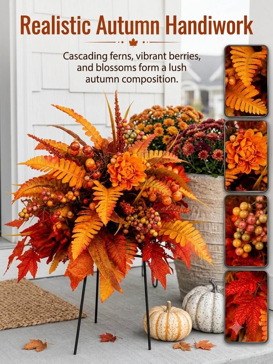 The Vermont Fall Harvest Floral Bush
