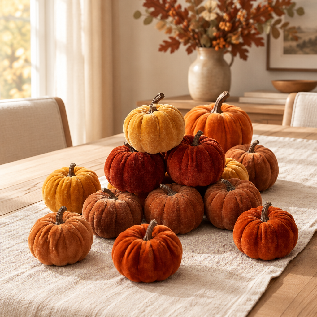 The Velvet Harvest Pumpkins