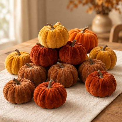 The Velvet Harvest Pumpkins